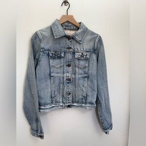 Sea Gypsies Embroidered Denim Jacket Large